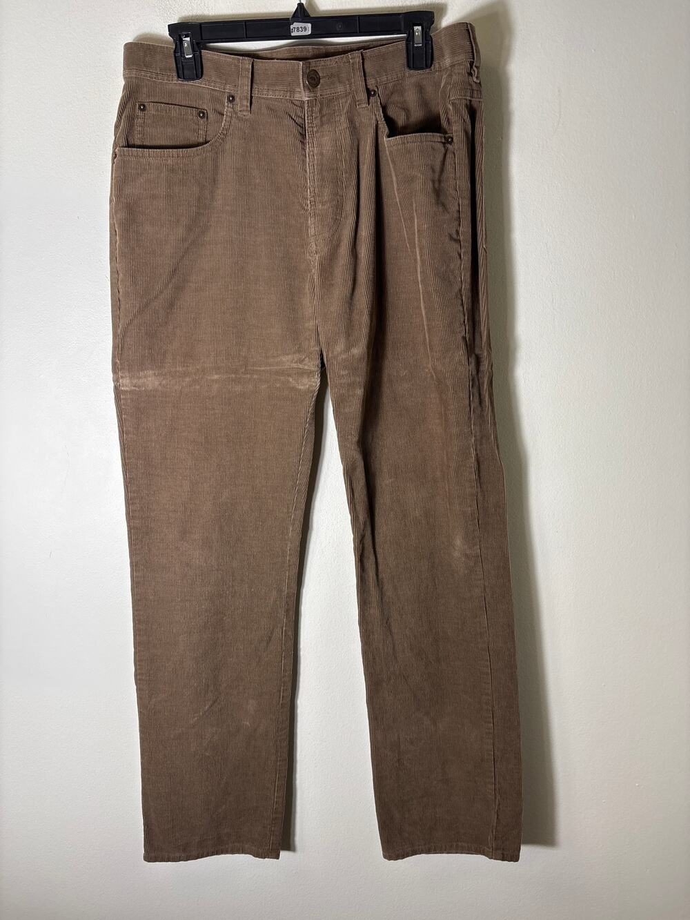 Mens Onward Reserve Dark Brown Cord Pants Sz34/30
